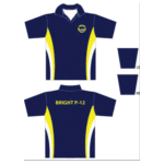 FCW - Sports Polo Shirt Short Sleeve (Subliminated) – Navy/Yellow/White