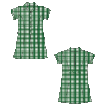 FCW - Summer Dress – Green/White