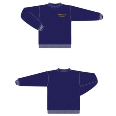 Unisex Secondary School Windcheater - Navy