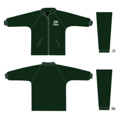 Winter Spray Jacket with Logo - Bottle Gref:9308/FCW