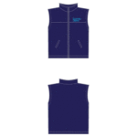 FCW - Unisex Vest with Logo (Polar Fleece) – Navy