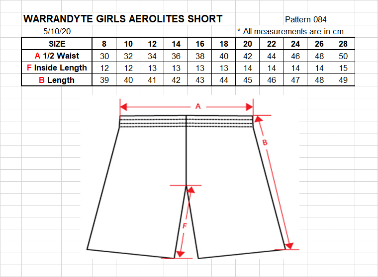 Girls Sports Shorts (Aerolite) - Navy - FCW