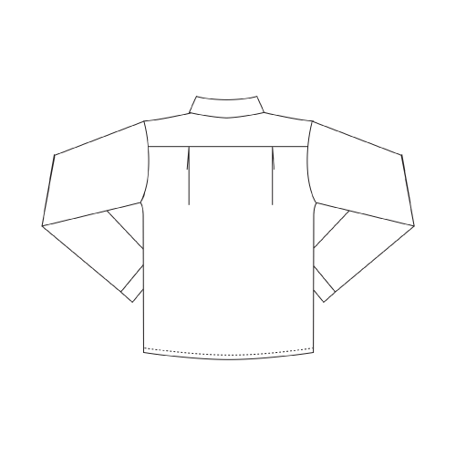 Unisex Shirt Long Sleeve with Logo – White