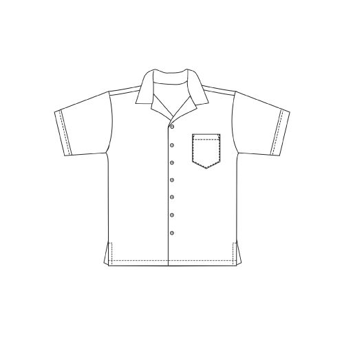 Unisex Shirt Short Sleeve with Logo – White