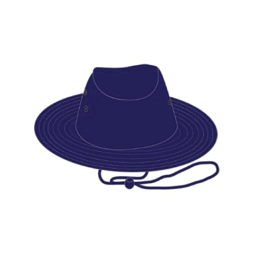 Unisex Wide Brimmed Hat – Navy
