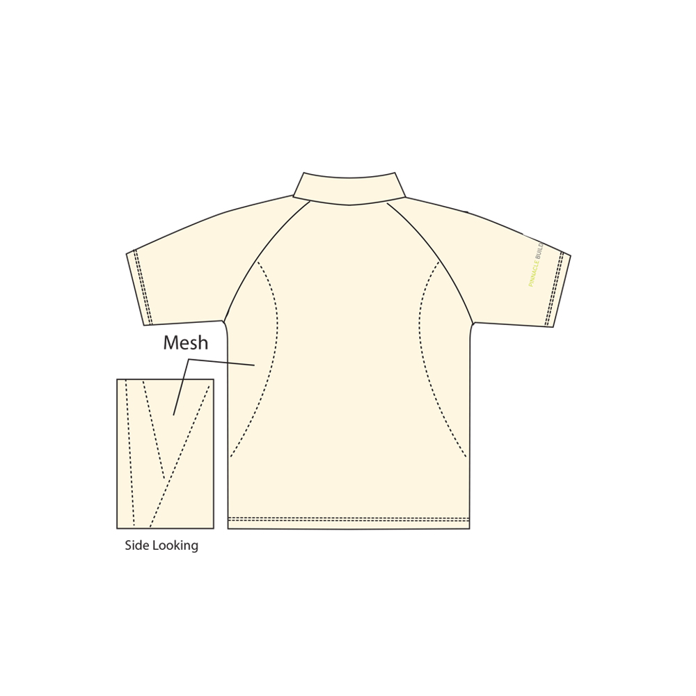 EMTCC Men’s Cricket Shirt Short-Sleeve (Cream)