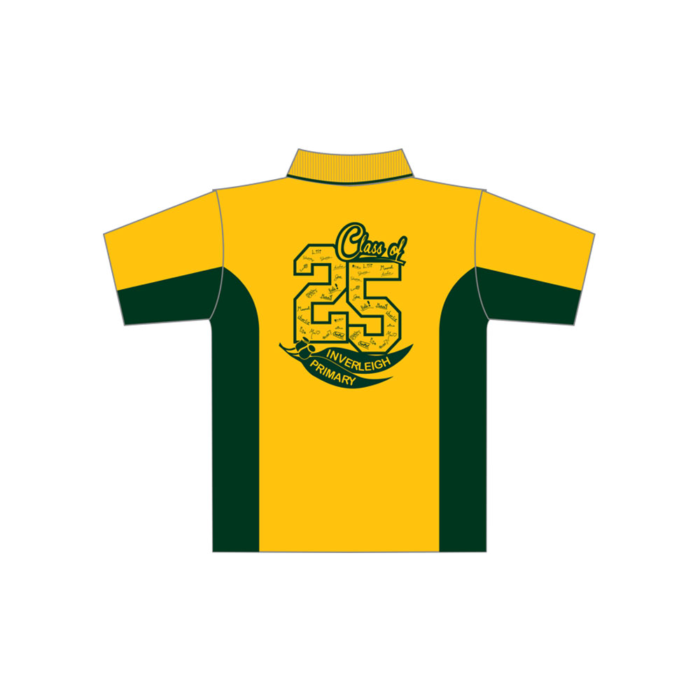 Inverleigh PS 2025 – Gold/Bottle Polo