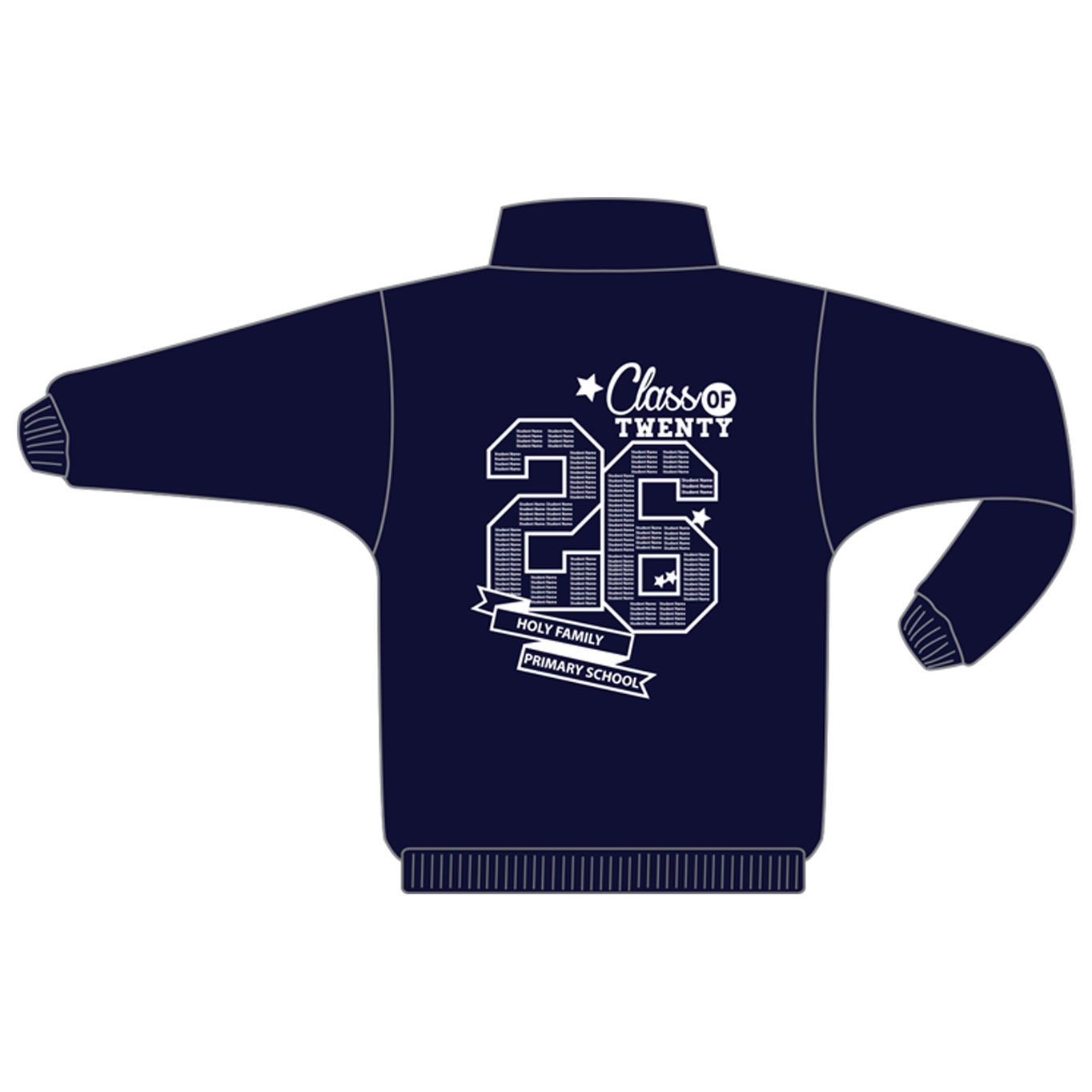 Holy Family School 2026 – Half Zip Jumper