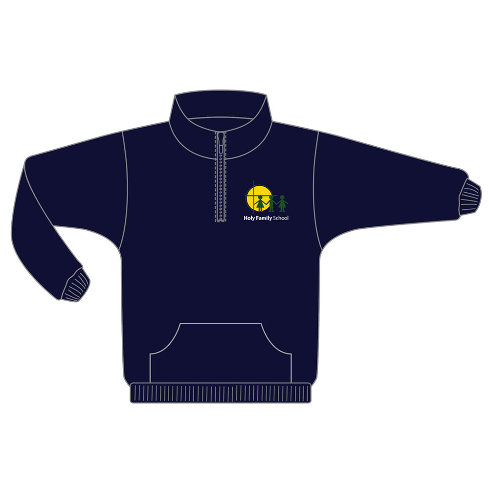Holy Family School 2027 – Half Zip Jumper