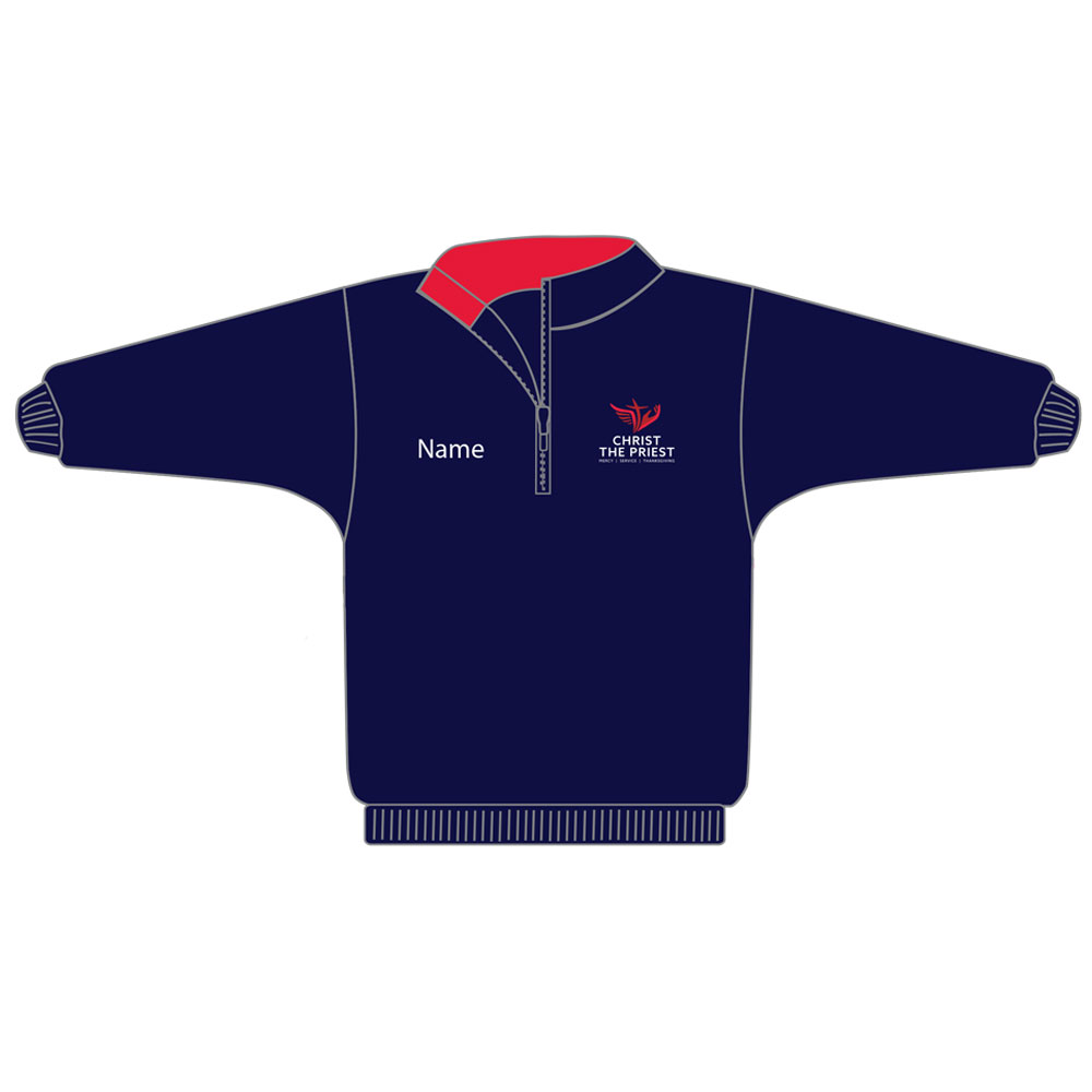 Christ the Priest PS 2027 – Half Zip Jumper