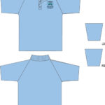 FCW - Unisex School Sports Polo Short Sleeve with Logo – Sky Blue