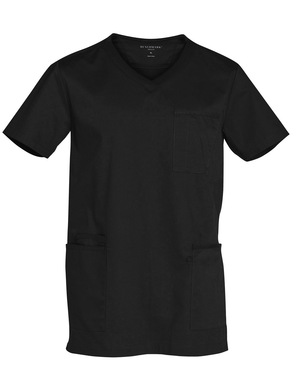 M7650/M7660 MENS & LADIES V-NECK CONTRAST TRIM SCRUB TOP