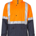 FCW - SW28A HI-VIS TWO TONE RAIN PROOF JACKET WITH QUILT LINING