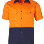 FCW - SW53 COTTON DRILL SAFETY SHIRT