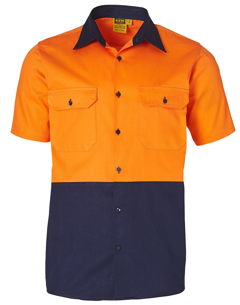 SW53 COTTON DRILL SAFETY SHIRT