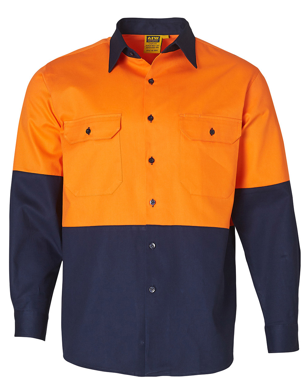 SW54 COTTON DRILL SAFETY SHIRT