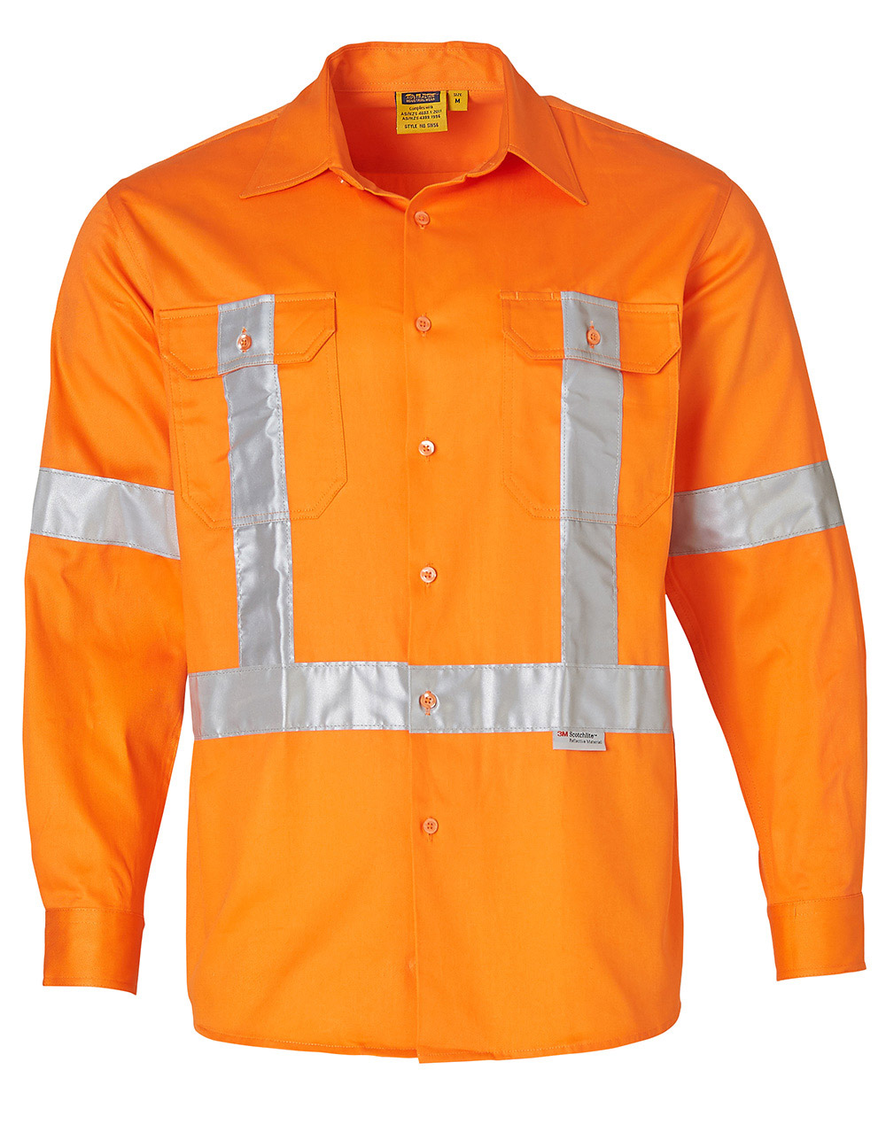 SW56 COTTON DRILL SAFETY SHIRT