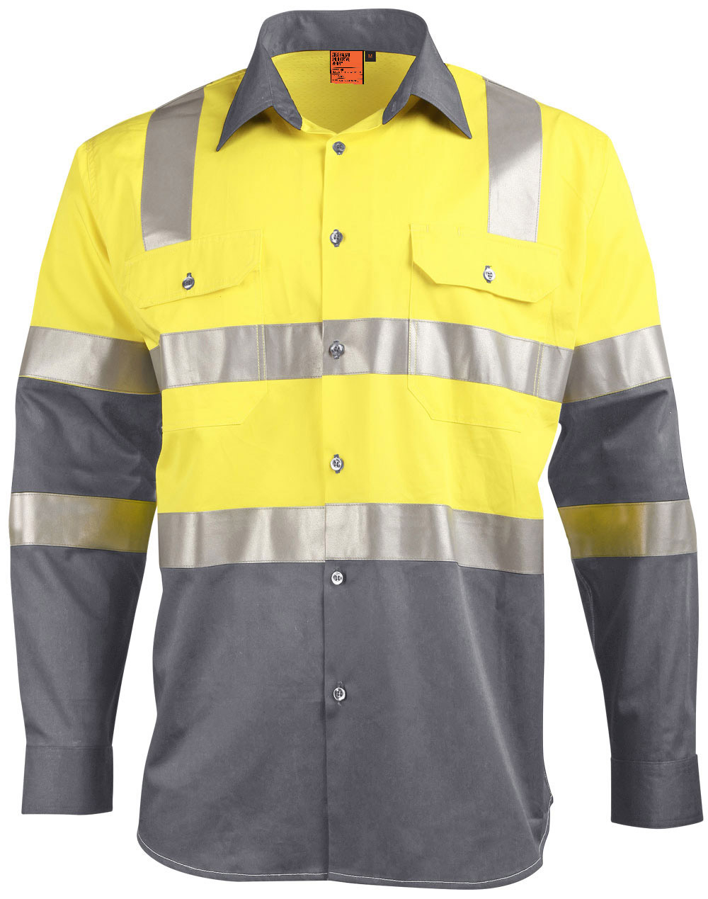 SW70 Biomotion Day/Night Light Weight Safety Shirt With X Back Tape Configuration