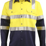 FCW - SW70 Biomotion Day/Night Light Weight Safety Shirt With X Back Tape Configuration