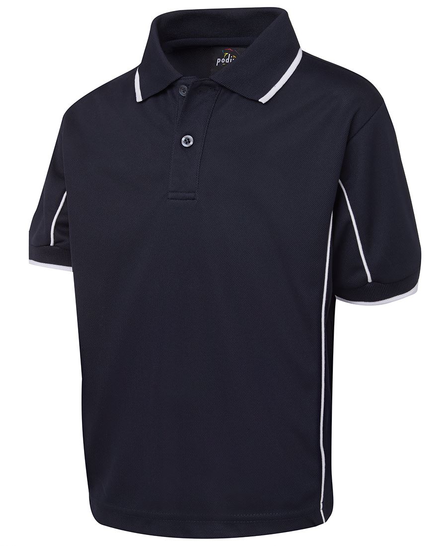 KIDS S/S PIPING POLO 7PIPS