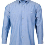 FCW - BS03L/BS03S/BS04/BS05 Men’s Chambray Long Sleeve