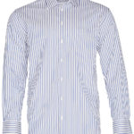 FCW - M7310L/M8310L/M8310Q Men’s & Ladies’ Executive Sateen Stripe Long Sleeve Shirt