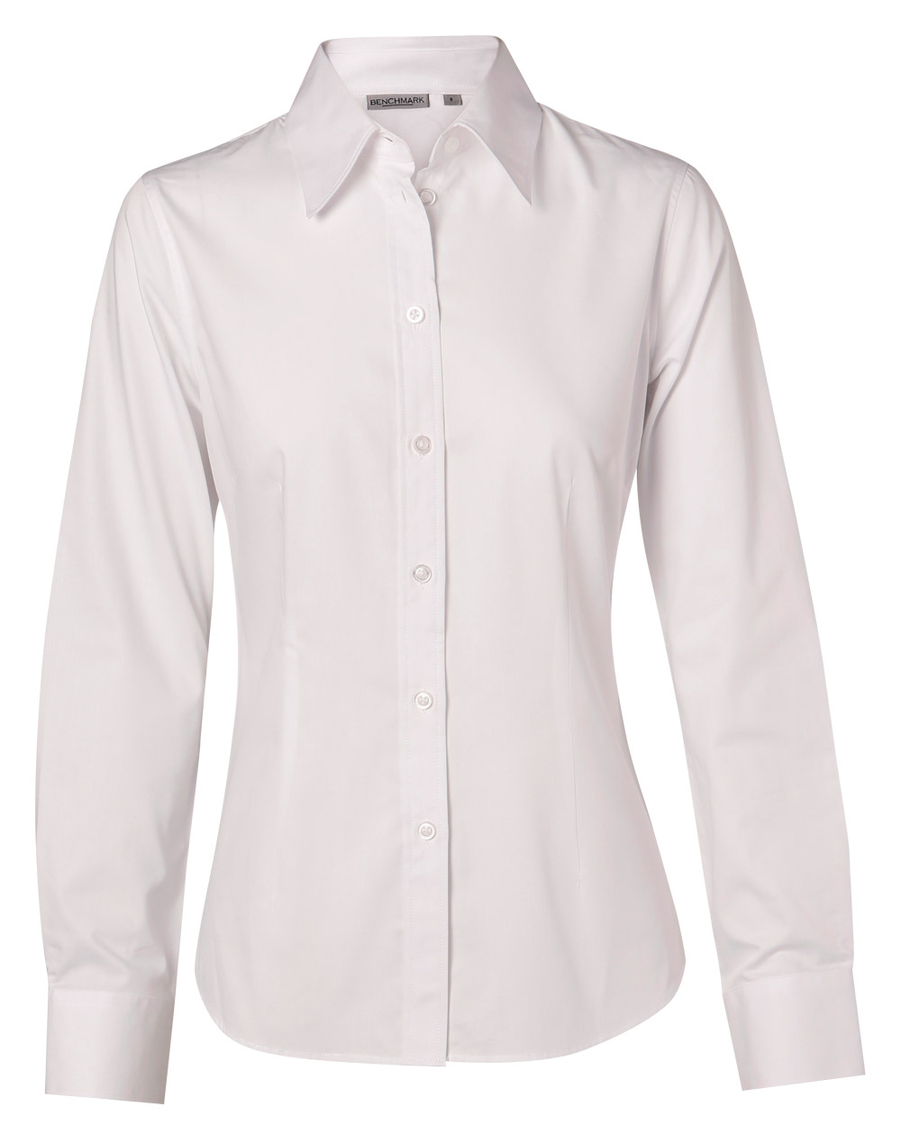 M8020L/M8020Q/M8020S Women’s Cotton/Poly Stretch Long Sleeve Shirt