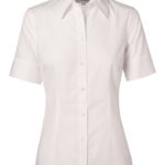 FCW - M8100L/M8100SM8100Q Women’s Self Stripe Short Sleeve Shirt