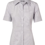 FCW - M8200S/M8200/M8200L Women’s Ticking Stripe Short Sleeve Shirt