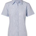 FCW - M8211/M8212/M8213 Women’s Fine Stripe Short Sleeve Shirt