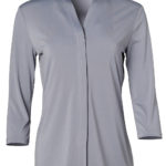 FCW - M8830 LADIES 3/4 SLEEVE STRETCH KNIT TOP ISABEL