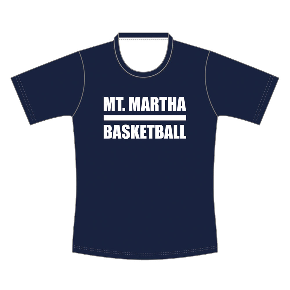 Mt Martha Basketball – Cotton T-Shirt