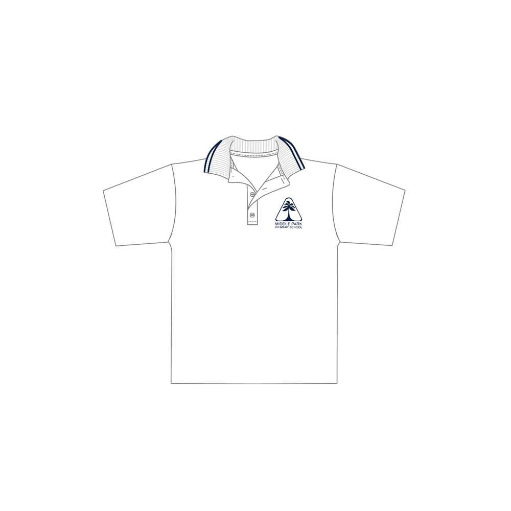 Middle Park PS 2025 – Polo White