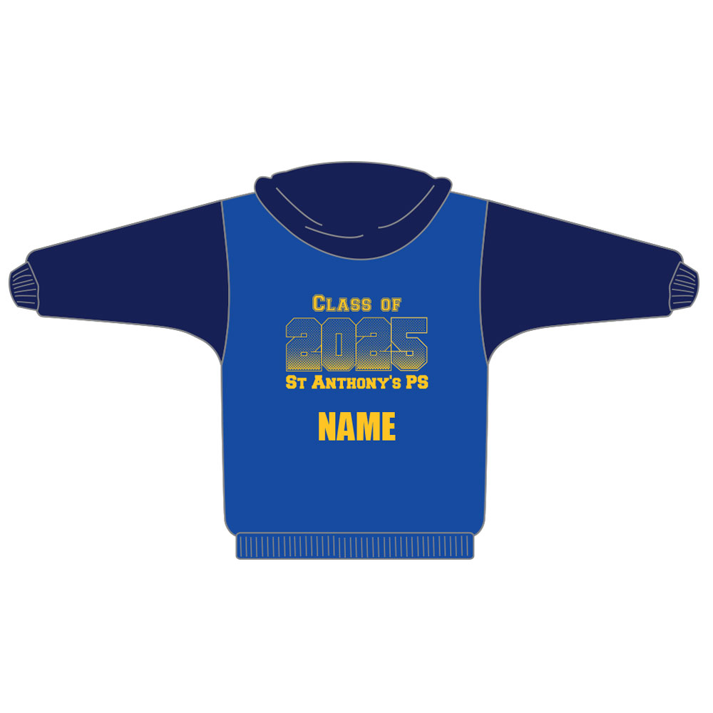 St. Anthony’s PS 2025 – Zip Hoodie (with Name)