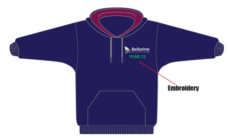 Bellarine SC 2026 – Hoodie – Swan Green