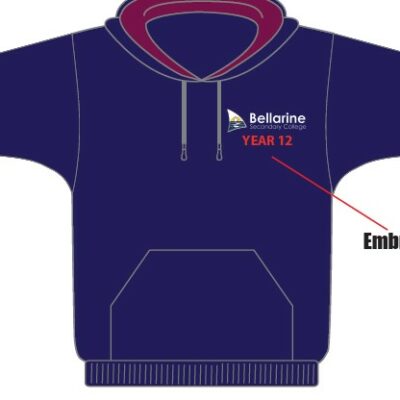 Bellarine SC 2026 - Hoodie - Corio Red
