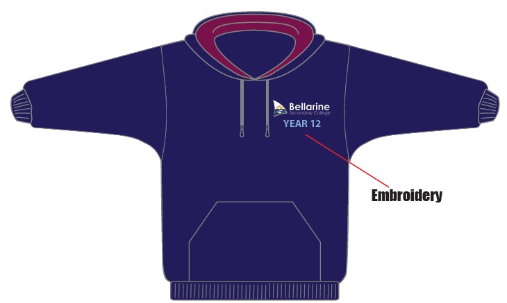 Bellarine SC 2026 – Hoodie – Lonsdale Blue