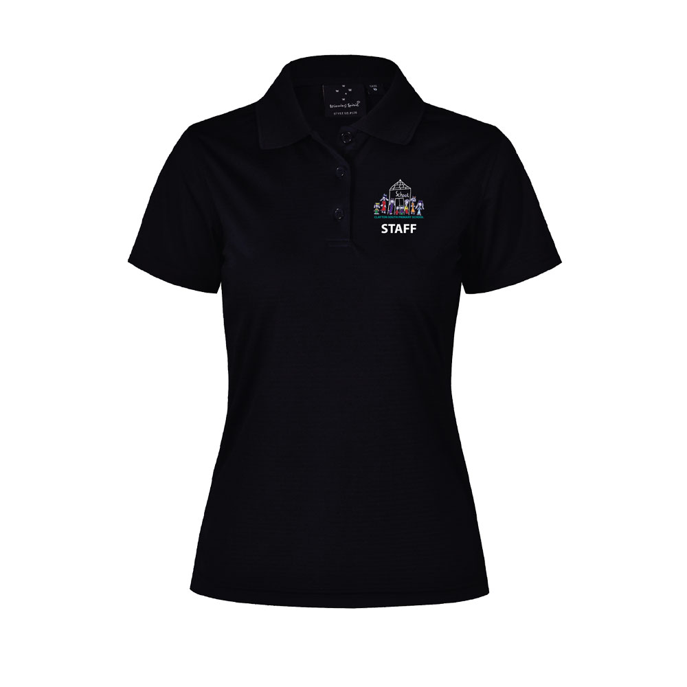 Clayton South PS (STAFF) – Polo – BLACK