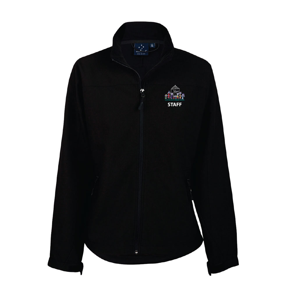 Clayton South PS (STAFF) – Softshell Jacket – BLACK