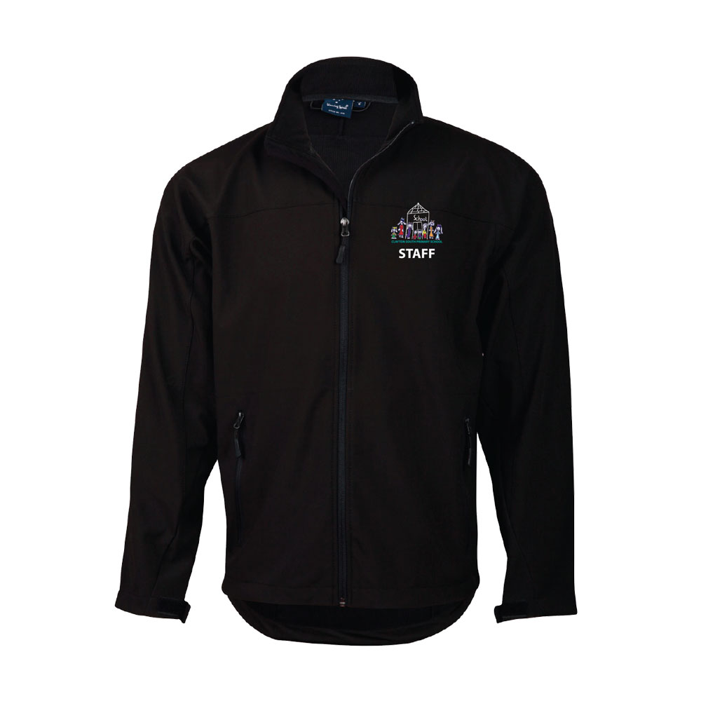 Clayton South PS (STAFF) – Softshell Jacket – BLACK