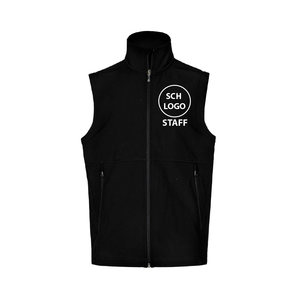 QRS School (STAFF) – Soft shell Vest Mens & Ladies