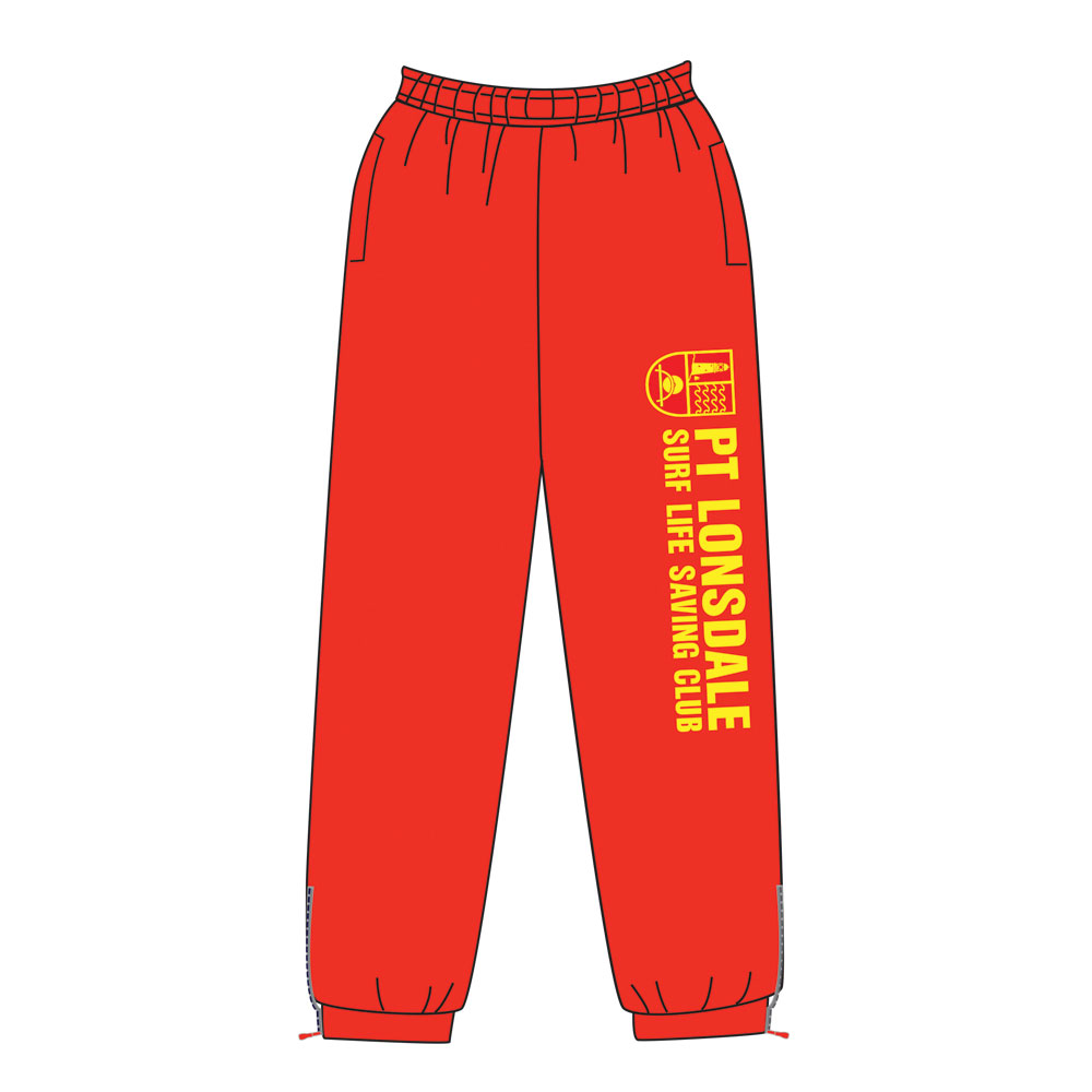 Point Lonsdale SLSC – Trackpants Red