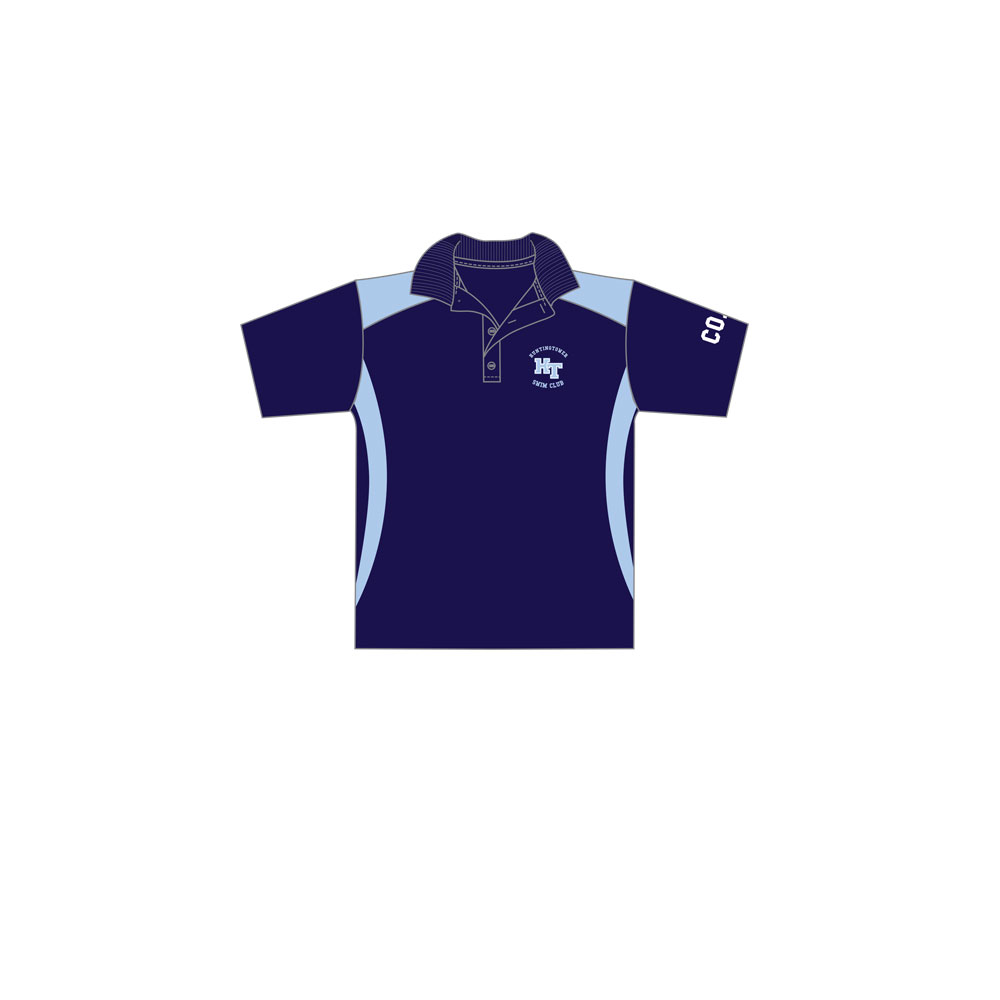 Huntingtower Sch Swim Club – Polo/NAVY with NAME/