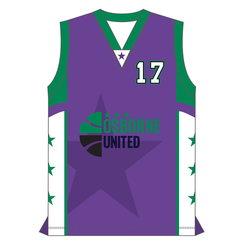 Osborne United – Reversible Singlet (Girls)