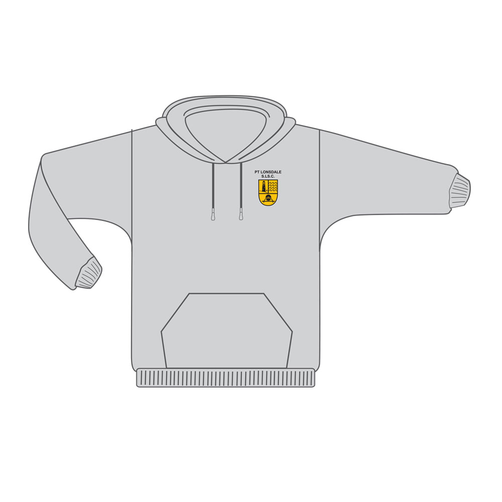 Point Lonsdale SLSC – Hoodie Grey Marle