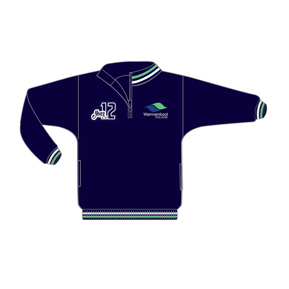 Warrnambool College 2027 – Quarter Zip Windcheater