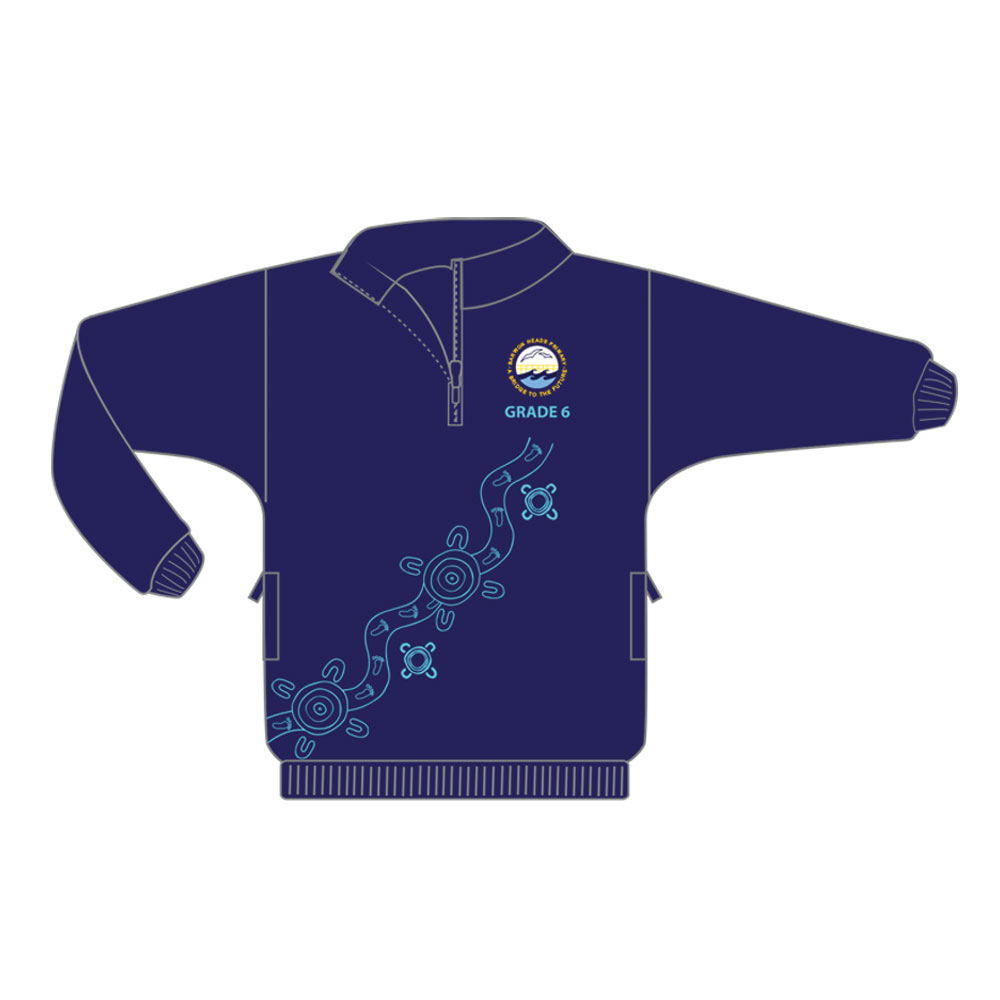 Barwon Heads PS (YEAR 6 ONLY) Quarter Zip Jumper