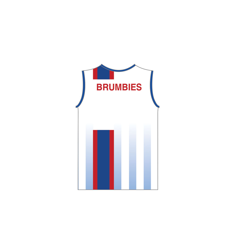 KBH – Ladies V Neck Singlet (White)