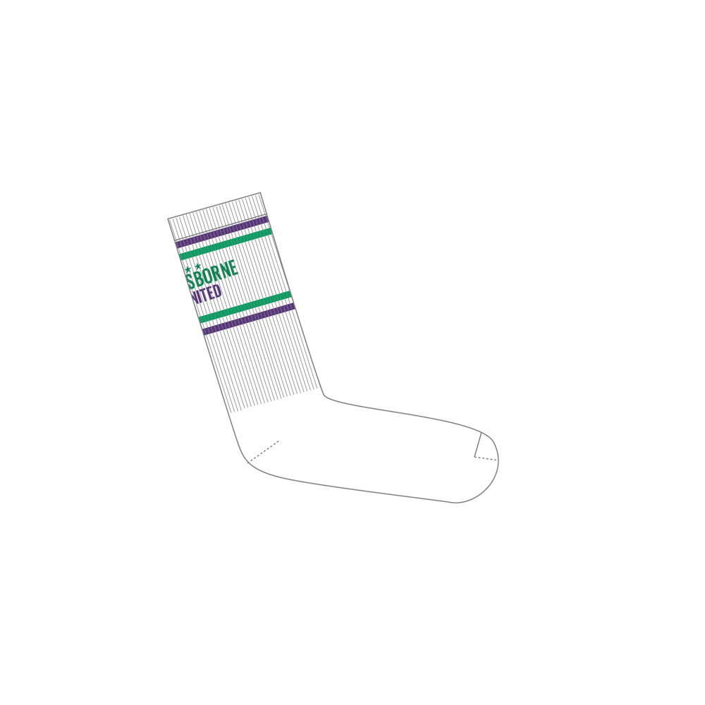 Osborne United – Socks (White)