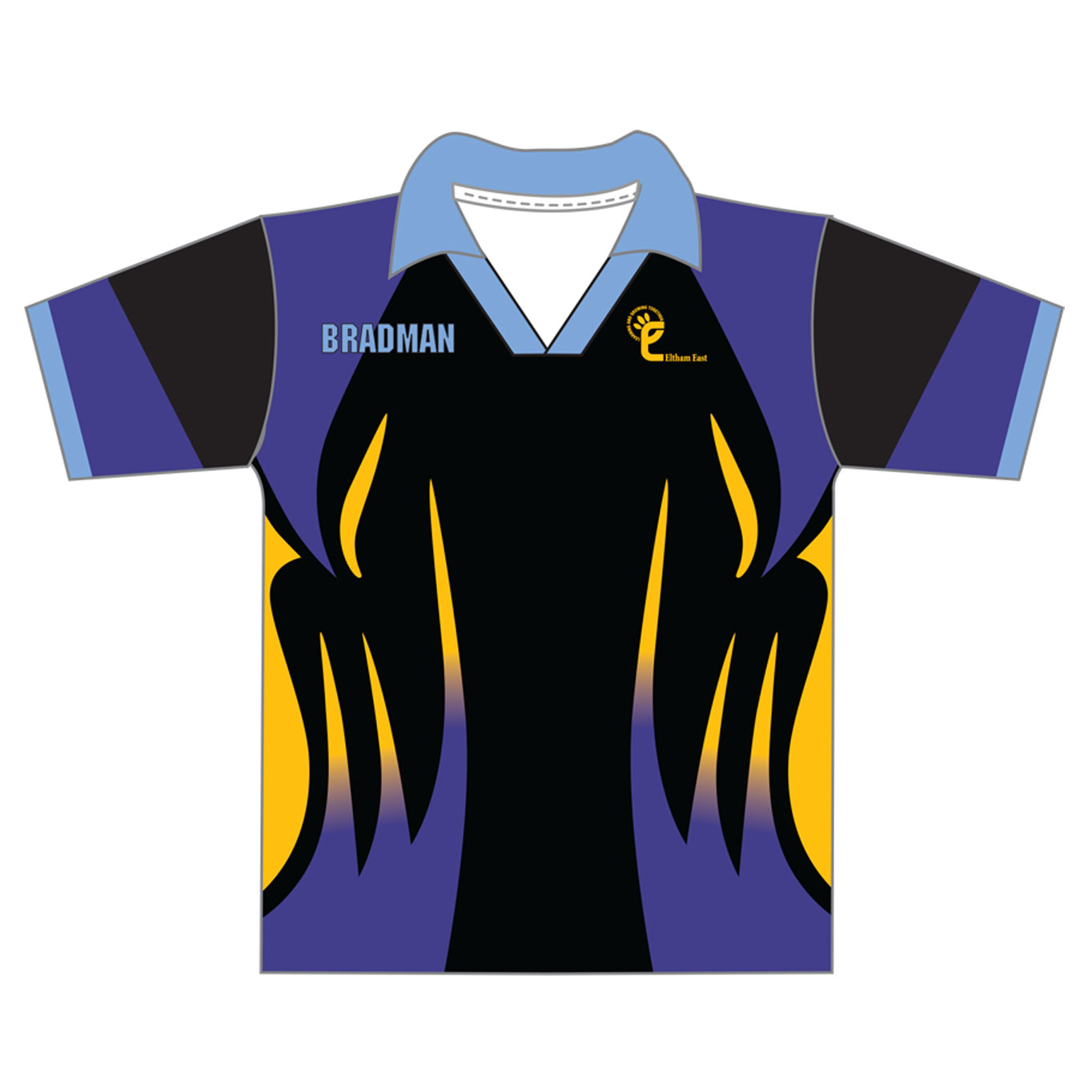 Eltham East PS – Sports Top Blue – BRADMAN